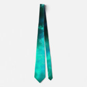 Night Sky Emerald Neck Tie Krawatte (Vorderseite)
