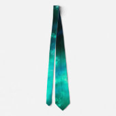 Night Sky Emerald Neck Tie Krawatte (Rückseite)
