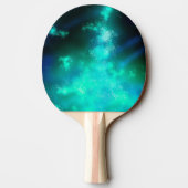 Night Sky Emerald Ping Pong Paddle Tischtennis Schläger (Rückseite)