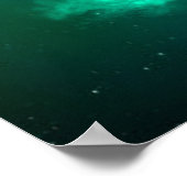 Night Sky Emerald Poster (Ecke)