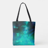 Night Sky Emerald Tasche (Rückseite)
