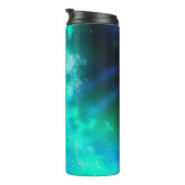 Night Sky Emerald Thermal Tumbler Thermosbecher (Nach rechts gedreht)