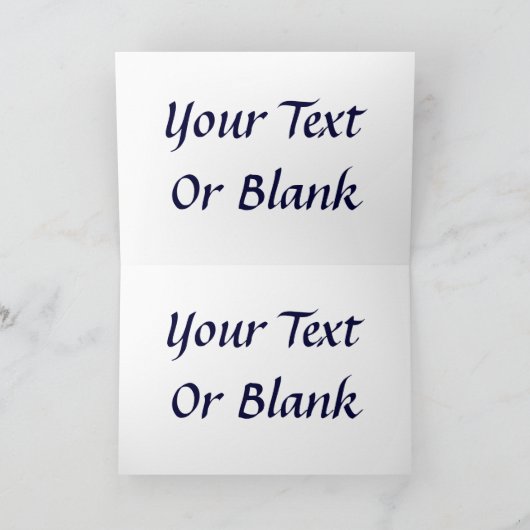 Night Sky Feiertagskarte (Innenseite)