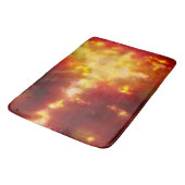 Night Sky Flame Bath Mat Badematte (Schrägansicht)
