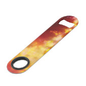 Night Sky Flame Flame Opener Speed Flaschenöffner (Rückseite Schrägansicht)