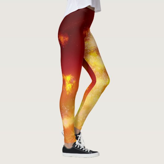 Night Sky Flame Leggings (Rechts)