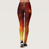Night Sky Flame Leggings (Rückseite)