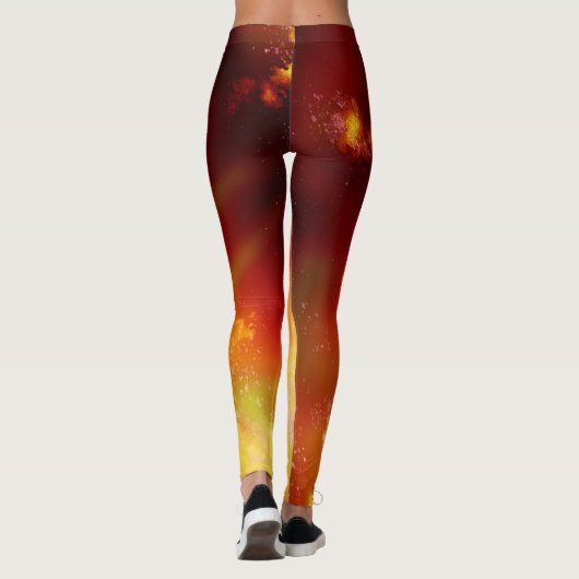 Night Sky Flame Leggings (Rückseite)