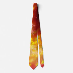 Night Sky Flame Neck Tie Krawatte