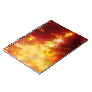 Night Sky Flame Notebook Notizblock