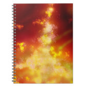 Night Sky Flame Notebook Notizblock (Vorderseite)