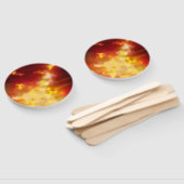Night Sky Flame Set der Fans Fächer (Non-assembled)
