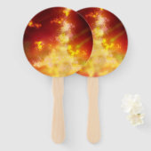 Night Sky Flame Set der Fans Fächer (Vorne und Hinten)