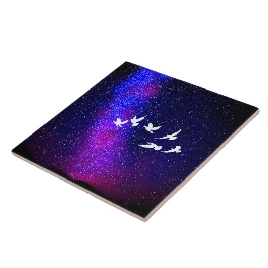 Night Sky Fliese (Seite)