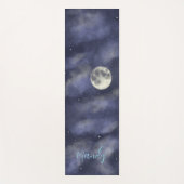 Night sky foll moon yogamatte (Vorderseite)
