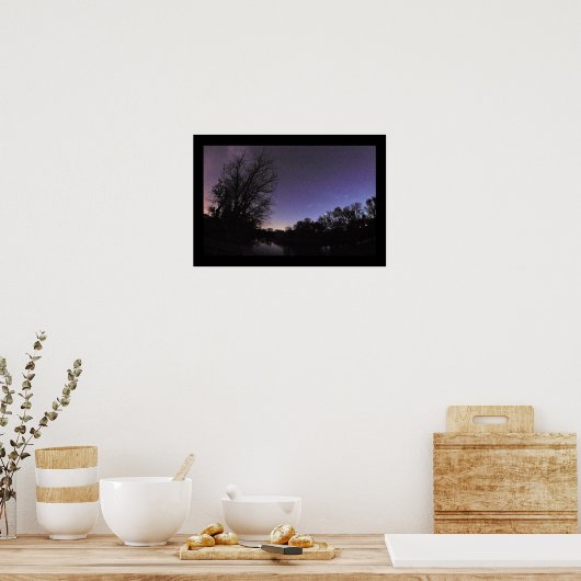 Night Sky Foto Poster (Küche)