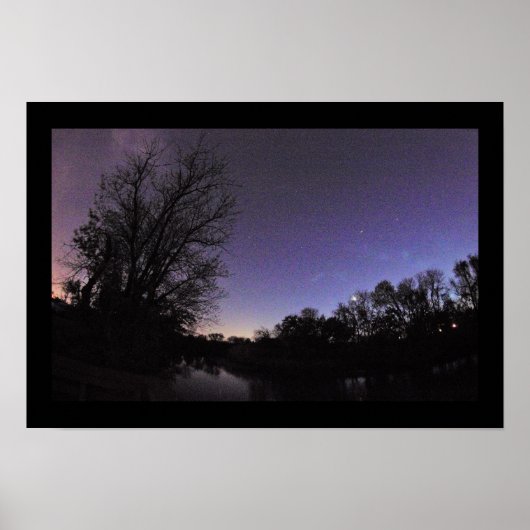 Night Sky Foto Poster (Vorne)