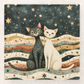 Night Sky Glasuntersetzer (Vorderseite)