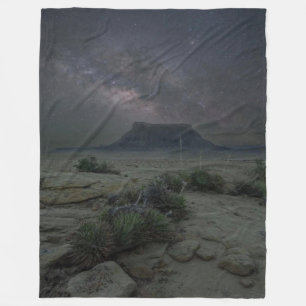 NIGHT SKY IN DESERT FLEECEDECKE
