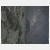 NIGHT SKY IN DESERT FLEECEDECKE (Vorderseite (Horizontal))