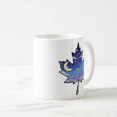 night sky in maple leaf kaffeetasse (VorderseiteRechts)