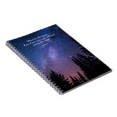 Night Sky Inspiration Zitat Notizblock (Rechte Seite)