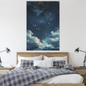 Night Sky Leinwanddruck (Insitu (Schlafzimmer))