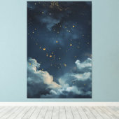 Night Sky Leinwanddruck (Insitu (Holzboden))