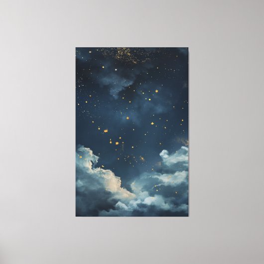 Night Sky Leinwanddruck (Vorderseite)