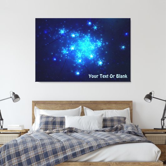 Night Sky Leinwanddruck (Insitu (Schlafzimmer))