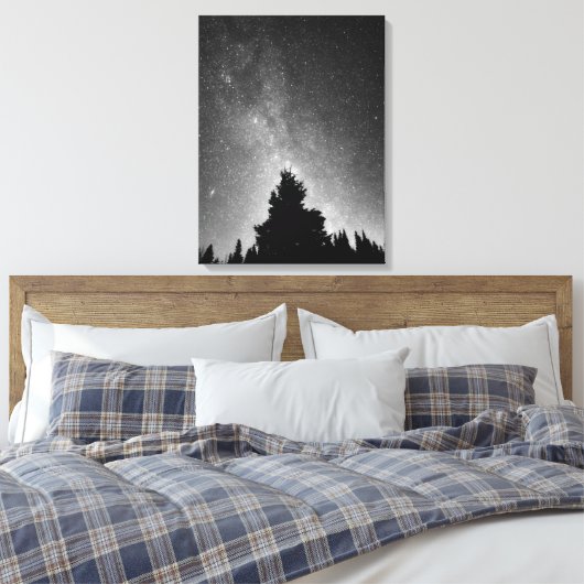 Night Sky Leinwanddruck (Insitu (Schlafzimmer))
