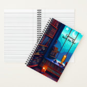 Night Sky Library Benutzerdefiniert Notizblock (Innen)