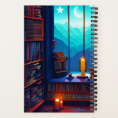 Night Sky Library Benutzerdefiniert Notizblock (Rückseite)