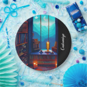 Night Sky Library Pappteller (Party)