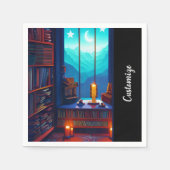 Night Sky Library Serviette (Vorderseite)