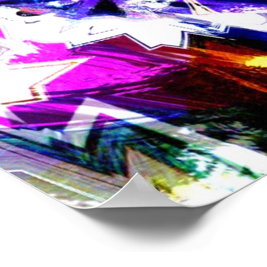 Night Sky Mandala 1 Poster (Ecke)