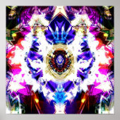 Night Sky Mandala 1 Poster (Vorne)