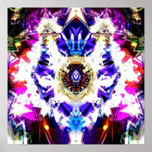 Night Sky Mandala 1 Poster (Vorne)