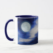 Night Sky mit Mond und Wolken Tasse (Links)