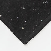 Night Sky mit Sternen Fleecedecke (Ecke)