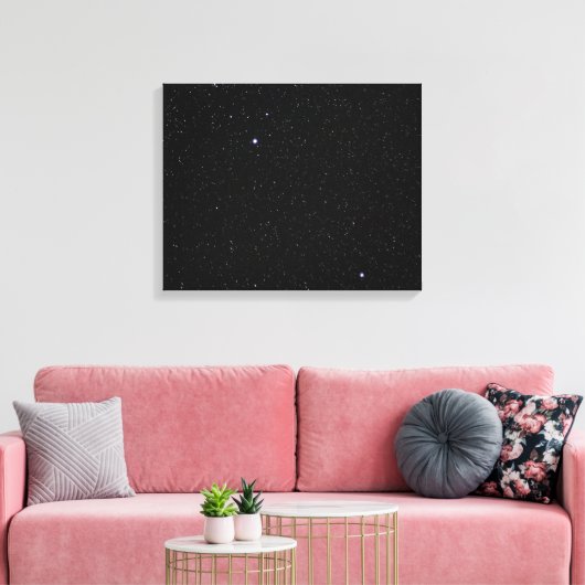 Night Sky mit Sternen Leinwanddruck (Insitu (Wohnzimmer))