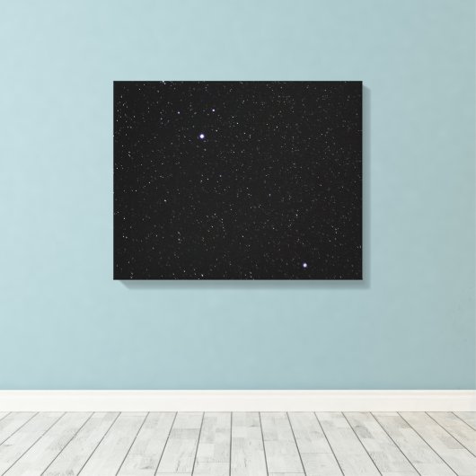 Night Sky mit Sternen Leinwanddruck (Insitu (Holzboden))