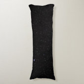 Night Sky mit Sternen Seitenschläferkissen (Vorderseite Vertikal)