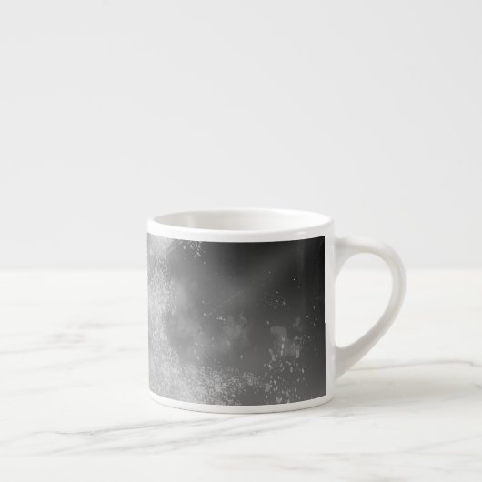 Night Sky Monochrome Grau Espressotasse (Rechts)