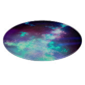Night Sky Neon Lights Cutting Board Schneidebrett (Ecke)