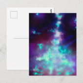 Night Sky Neon Lights Postcard Postkarte (Vorne/Hinten)