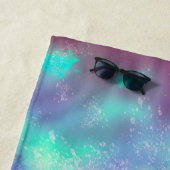 Night Sky - Neon Lights Strandtuch (Beispiel)