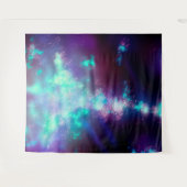 Night Sky Neon Lights Wandteppich (Vorderseite (Horizontal))