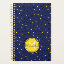 Night Sky Niedlich Stars auf Navy Blue Pattern Mon