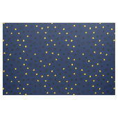 Night Sky Niedlich Yellow Stars auf Navy Blue Patt Stoff (Fat Quarter (45,7 x 55,9 cm))
